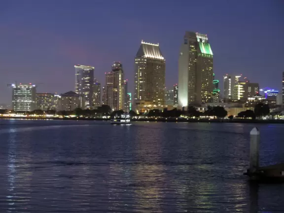 Cheerful playground along the water and the Bayshore Bike Path.