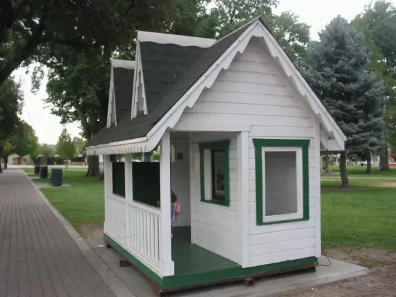 The little wooden house in City Park.