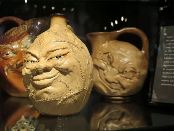 Beautiful collection of glass and clay objects!