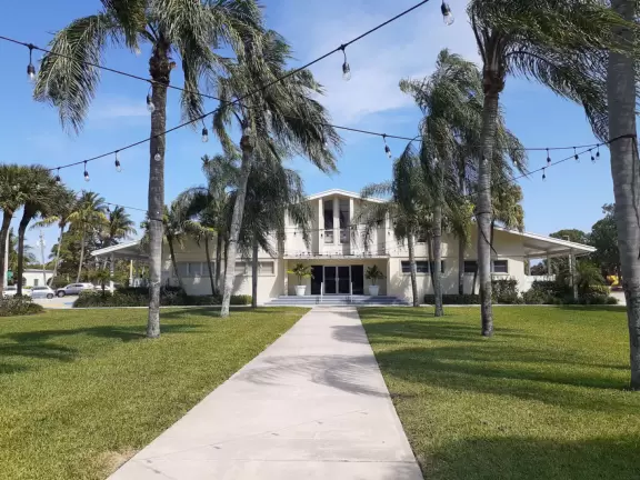 A modern and attractive coffee shop, plus a Christian bookstore.