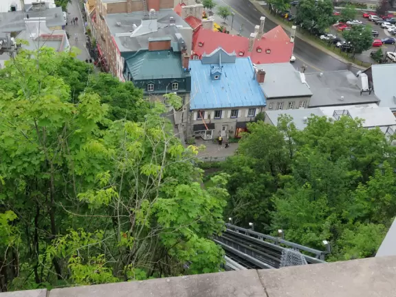 The oldest part of Quebec City. An amazing area of galleries, shops, cafes, incredible architecture, flower baskets, cobblestone streets, and the waterfront.