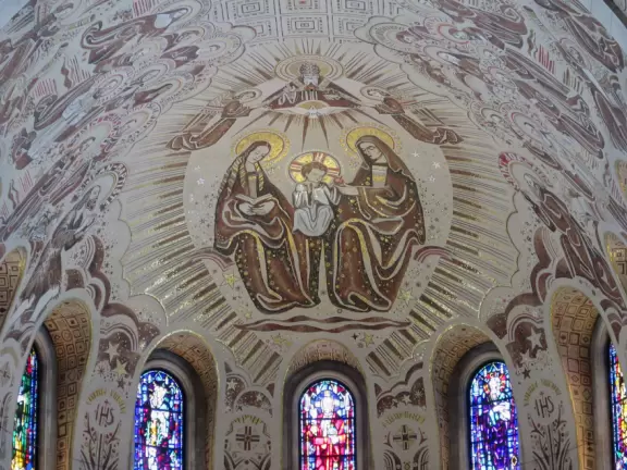 One of the nicest churches I've ever seen! In the countryside near Quebec City.