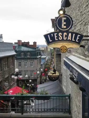 The oldest part of Quebec City. An amazing area of galleries, shops, cafes, incredible architecture, flower baskets, cobblestone streets, and the waterfront.