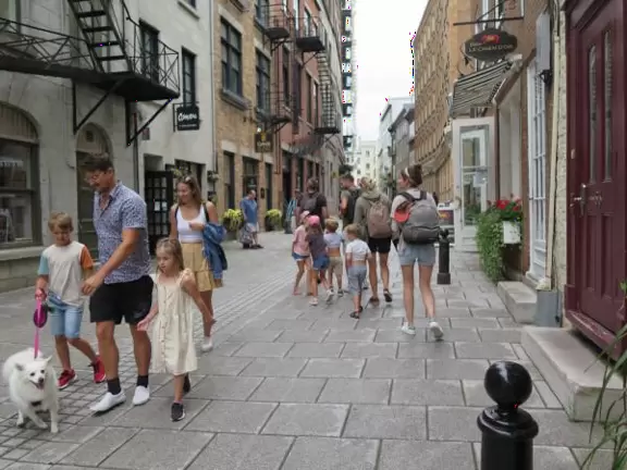 The oldest part of Quebec City. An amazing area of galleries, shops, cafes, incredible architecture, flower baskets, cobblestone streets, and the waterfront.