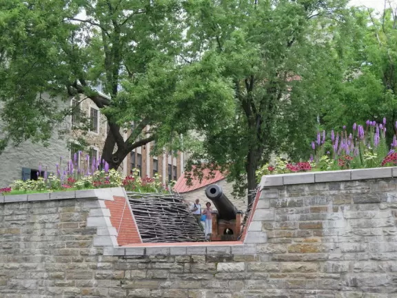 The oldest part of Quebec City. An amazing area of galleries, shops, cafes, incredible architecture, flower baskets, cobblestone streets, and the waterfront.