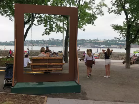 The oldest part of Quebec City. An amazing area of galleries, shops, cafes, incredible architecture, flower baskets, cobblestone streets, and the waterfront.