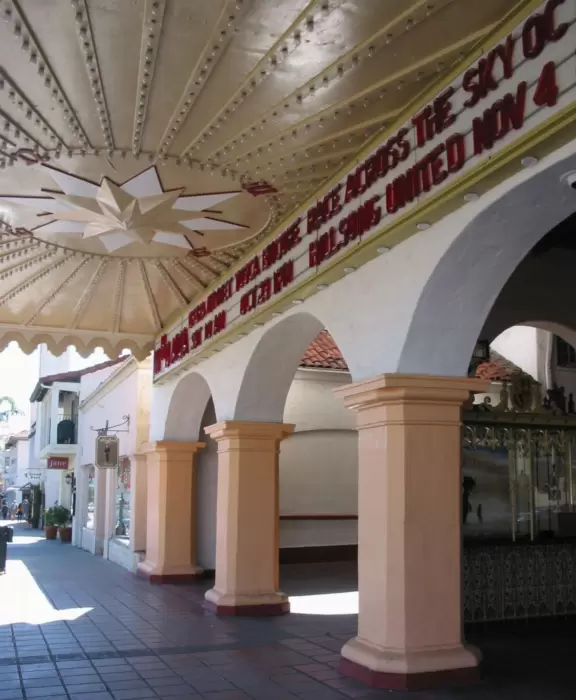 SB Public Market is a hip indoor space with cafes, and outdoor seating by a Spanish courtyard with views of quaint Victoria Court.