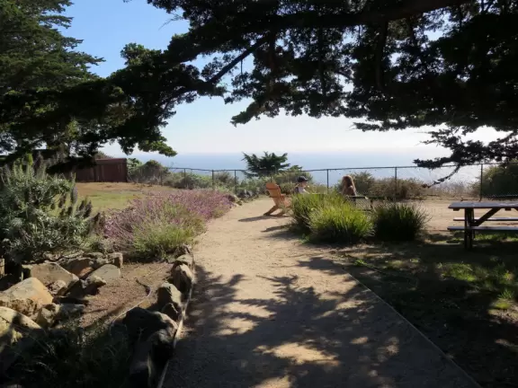 Breathtaking stops along the way, of vertical cliffs and sparkling blue-green water, a lighthouse (reserve online), redwood gulches, swimming holes, stunning beaches, and New Camaldoli Monastery.