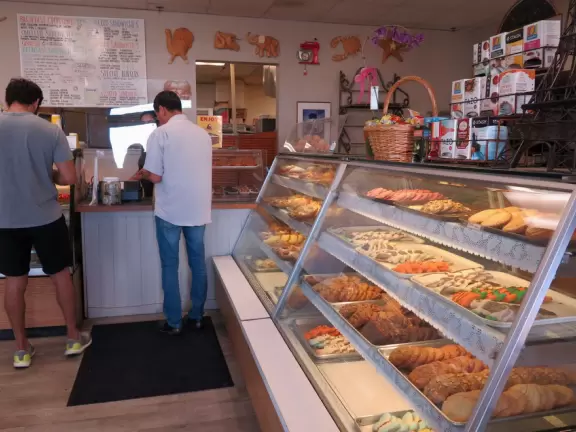 A delightful rock, beautiful wildlife, peaceful idyllic estuary, imaginative playground, and colorful little town.