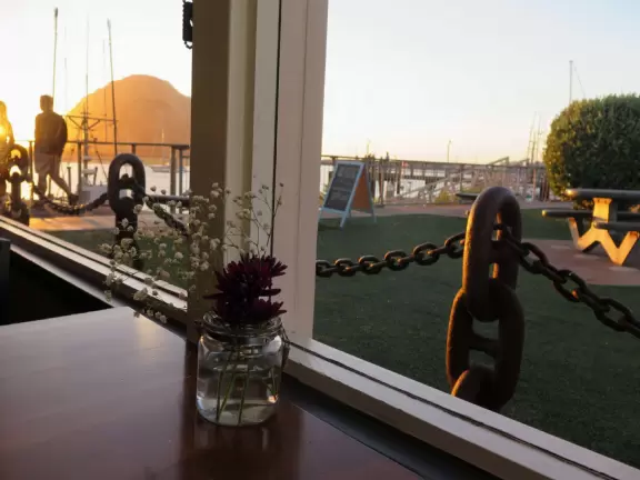 View from a cafe. 