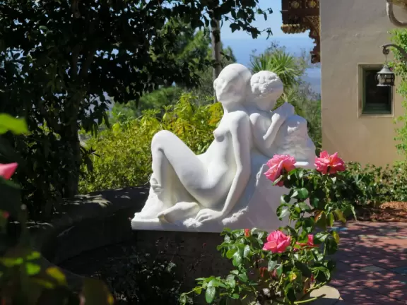 Hearst Castle is like a dream! High, high above the sea!