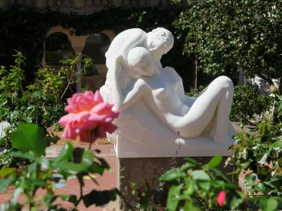 Hearst Castle is like a dream! High, high above the sea!