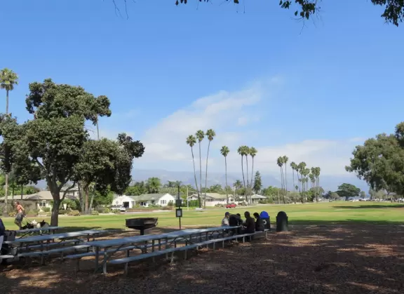 Peek over the high cliffs at little coves below, look out over Santa Barbara harbor, and sit on a whale's tail!