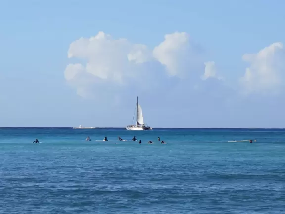 Great swim! A magical place at sunset and late into the night.