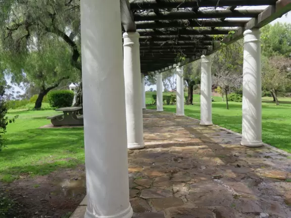 Lovely park atop a high hill, with Spanish presidio (fort) and monuments to early European settlers in California, plus flowers and gorgeous trees.