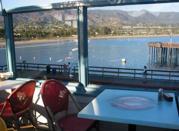 The main pier in Santa Barbara, which offers spectacular views and a festive atmosphere!