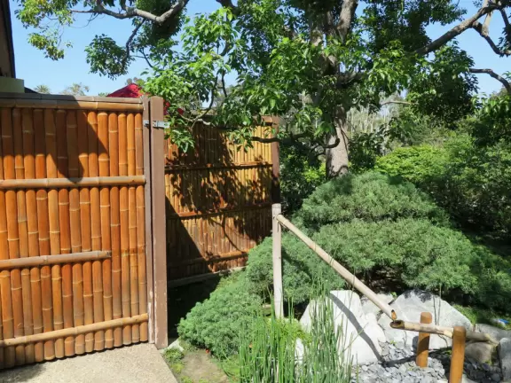 Pleasant garden for a walk, in the middle of Balboa Park!