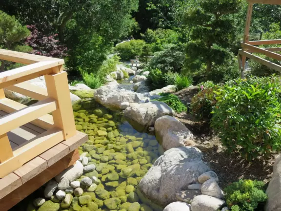 Pleasant garden for a walk, in the middle of Balboa Park!