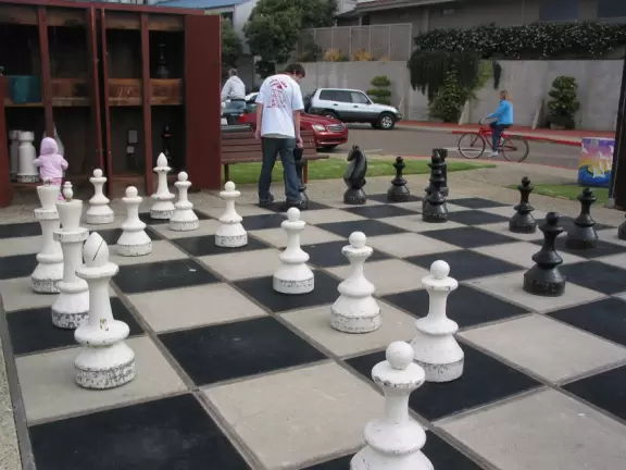 A delightful rock, beautiful wildlife, peaceful idyllic estuary, imaginative playground, and colorful little town.