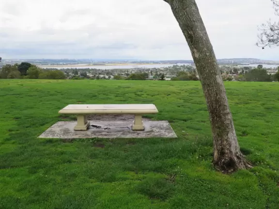 Park high above the city with views of the bay and sea, a paved loop walk, a playground, music classes for toddlers, plus a canyon hike.