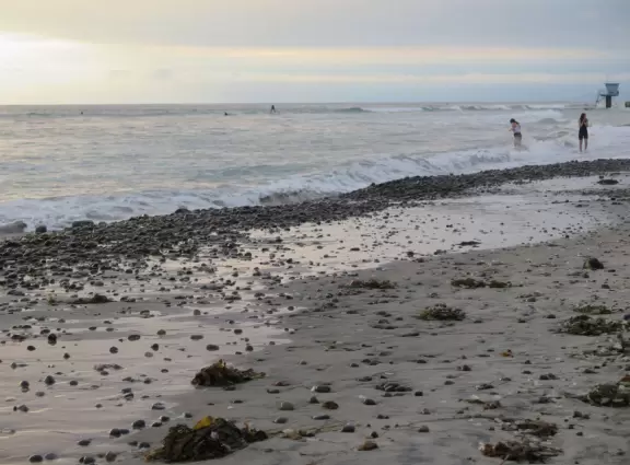 Campground and spot to watch the sunset or eat at a restaurant, along S. Coast Highway 101.