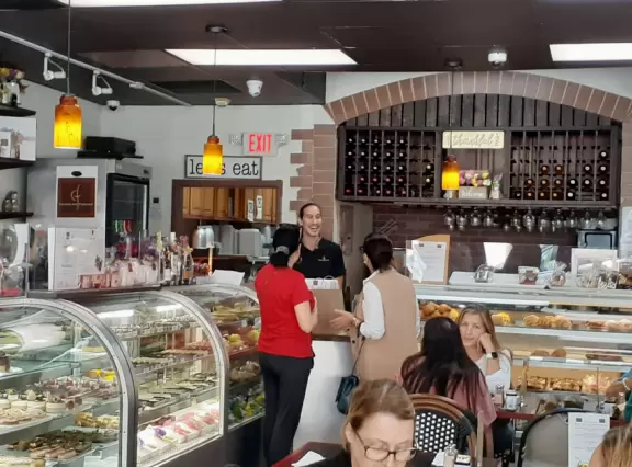 Main strip of Coral Gables, a planned community from the 1920s with a strong Latin influence.