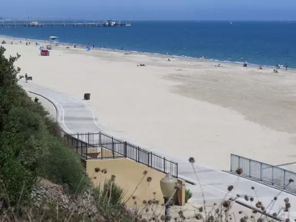 Fantastic place to be, up high above the sea and beach.