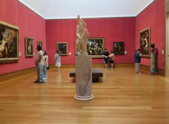 A massive architectural achievement with great views of LA, beautiful gardens, and a cool free monorail that takes you up!