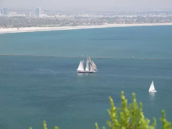 Feel like you're on top of the world while standing at Cabrillo National Monument!