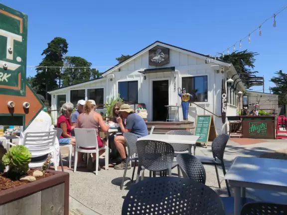 A nature-filled magical area, foggy and cold, and not very walkable (sidewalks are rare), but with some hidden gems.