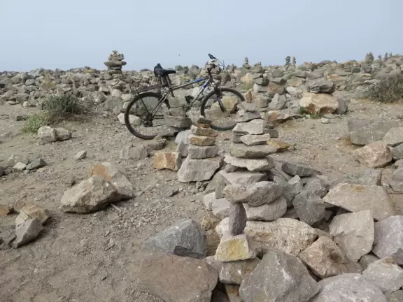 A walkway from Coleman Park to the base of Morro Rock, with views of sea otters on the left!