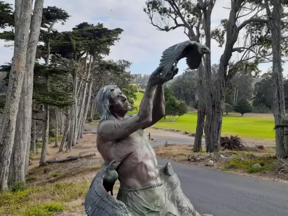 Blissful views of estuary and sailboats, eucalyptus trees, cypress trees, the bay and a little rocky point. Also called Windy Cove Hike.&nbsp;