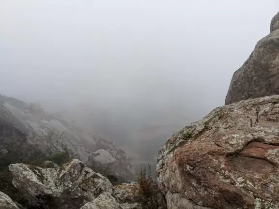 Fairly difficult hike with cute rock formations, great views, and cool breezes.