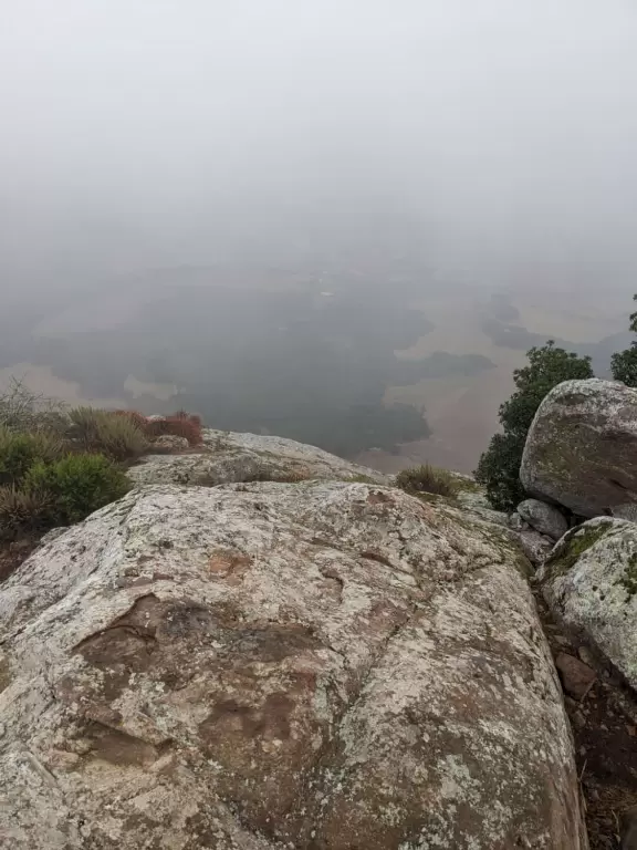 Fairly difficult hike with cute rock formations, great views, and cool breezes.