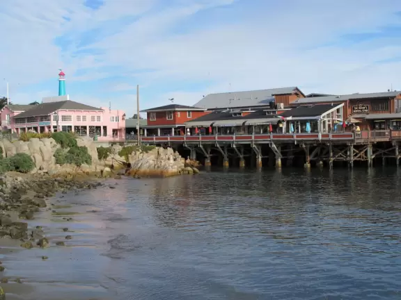 A small harbor with pretty views of Fisherman's Wharf.