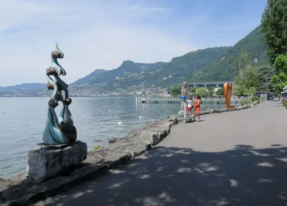 Sleepier version of Montreux with many retirees- a pleasant place to walk and an affordable place to stay in a hotel.
