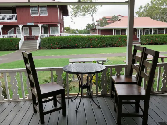 Waimea town has misty green hills, two adorable churches, a wooden playground with gorgeous views, and lovely countryside drives.