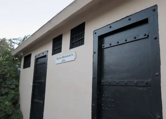 Old Santa Margarita Jail, by the library.