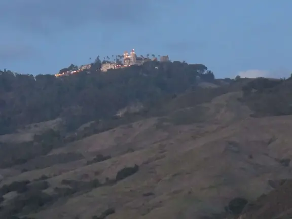 Hearst Castle is like a dream! High, high above the sea!