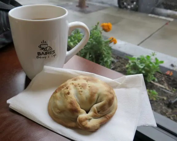 A charming strip of cafes and beautiful square in downtown Redwood City.