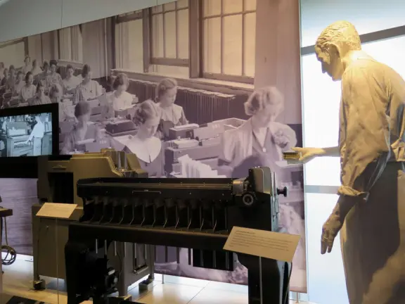 Beautiful, modern museum that is interesting to visit. Kids school aged and up will like it.