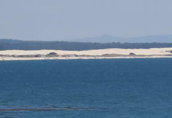 Gorgeous blufftop views, a large lawn, and a playground.