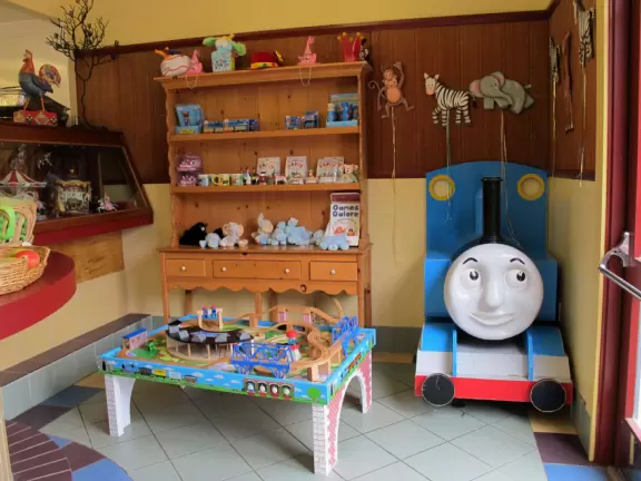 Carousel in the most beautiful forest setting.