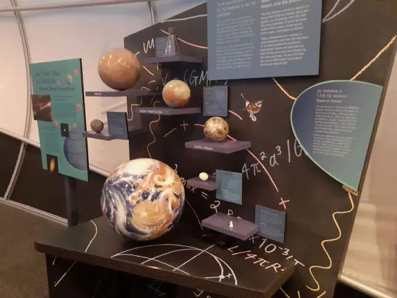 Like a children's museum, with lots of fun hands-on activities and colorful rooms, but plenty of interesting information for adults to read too.