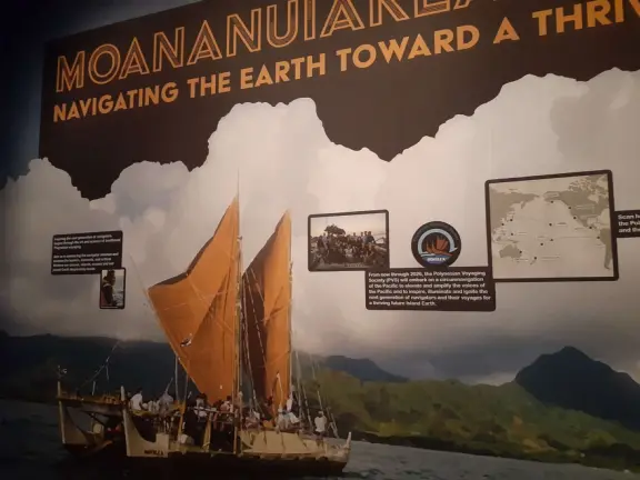 Like a children's museum, with lots of fun hands-on activities and colorful rooms, but plenty of interesting information for adults to read too.