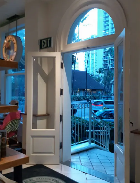 Fantastic place to swim. Also, stand under a webcam here and wave to family back home!