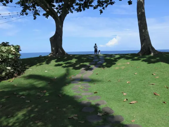 A stunning 1.5 mile path over the sea, sometimes on cliffs, sometimes in front of resorts. The southern section feels like you're in Greece!