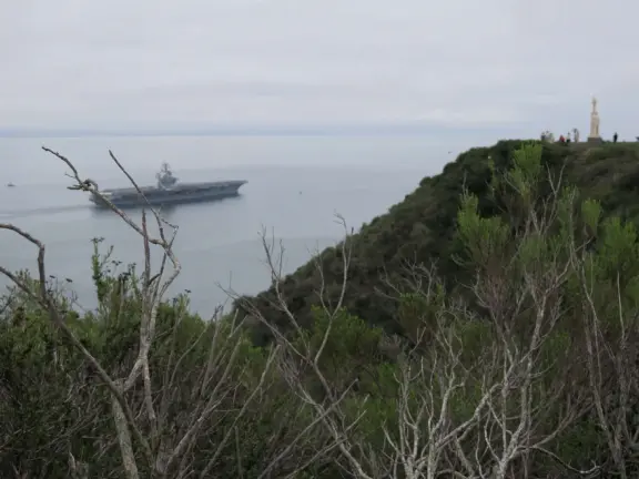 Feel like you're on top of the world while standing at Cabrillo National Monument!
