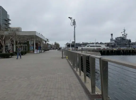 Take a long walk along the harbor, past museums, sparkling highrises, parks, and cafes.