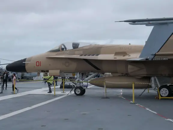 Fascinating museum with lifelike mannequins showing what life was like on a naval aircraft carrier in the second half of the 20th century.